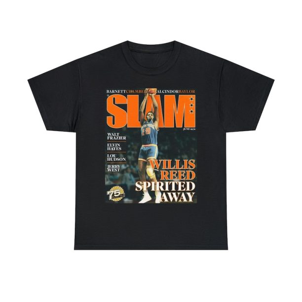 Willis Reed New York Knicks NBA Slam Cover Tee Shirt