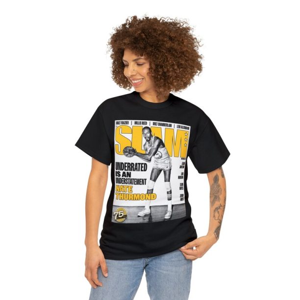 Nate Thurmond Golden State Warriors NBA Slam Cover Tee Shirt