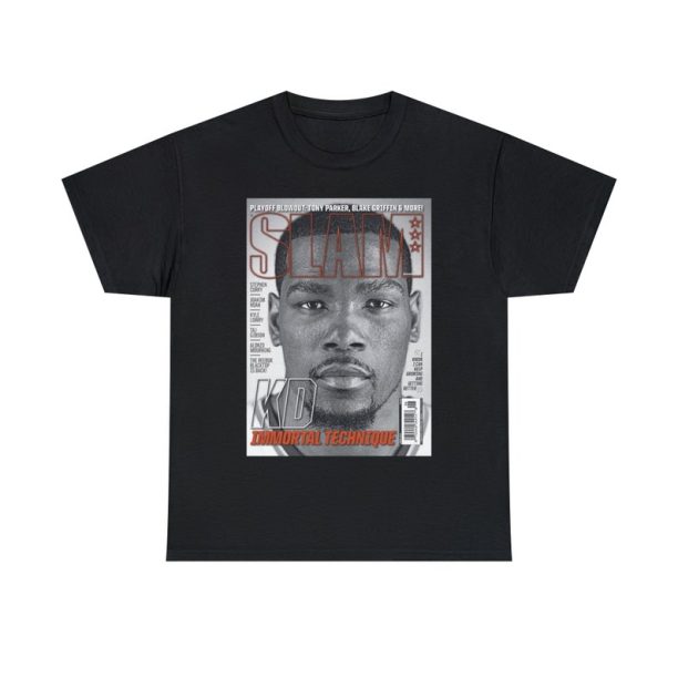 Kevin Durant Oklahoma City Thunder Championship NBA Slam Cover Tee Shirt