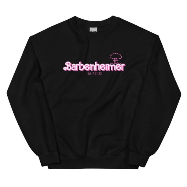 Barbenheimer Crewneck Sweater | Barbie Movie, Oppenheimer, Barbenheimer Shirt, Funny Shirt, Movie Inspired, Gift for Women