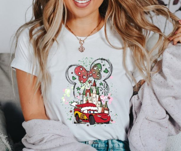 McQueen Christmas Shirt, Merry Christmas Shirt, Disney Cars Shirt, Minnie Christmas Shirt, Mickey Christmas Shirt