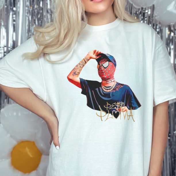 Peso Pluma Spiderman Bootleg Vintage Tshirt | Peso Pluma World Tour 2023 T-Shirt | Peso Pluma Doble P Tour