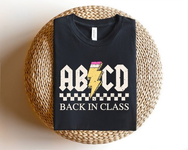 Abcd Teacher Shirt, Kindergarten Teacher Shirt, Back To School Shirt, Elementary School Shirt, Gift For Teacher