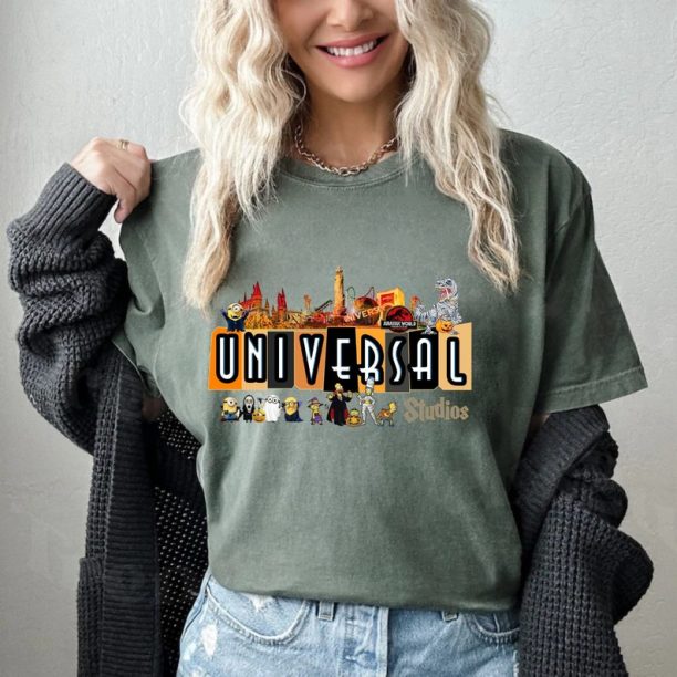 Disney Universal Studios Halloween Comfort Colors® Shirt, Universal Studio Shirt, Disney Family Trip Shirt, Disneyworld Shirt