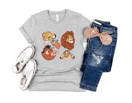 Disney Lion King Characters Shirt, Lion King Simba Mufasa Timon Zazu Pumbaa Shirt, Disney Animal Kingdom Safari T-Shirt