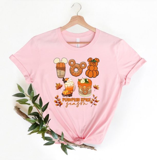 Disney Pumpkin Spice Season Latte, Disney Fall Coffee Shirt, Pumpkin Spice Latte Tee, Thanksgiving Shirt, Cute Fall Shirt