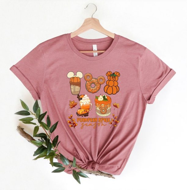 Disney Pumpkin Spice Season Latte, Disney Fall Coffee Shirt, Pumpkin Spice Latte Tee, Thanksgiving Shirt, Cute Fall Shirt