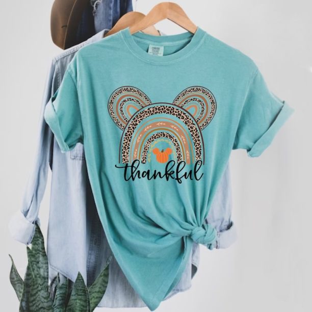 Mickey Mouse Thanksgiving Comfort Colors® Shirt, Mickey Fall Shirt, Pumpkin Mickey, Disney Autumn Shirt