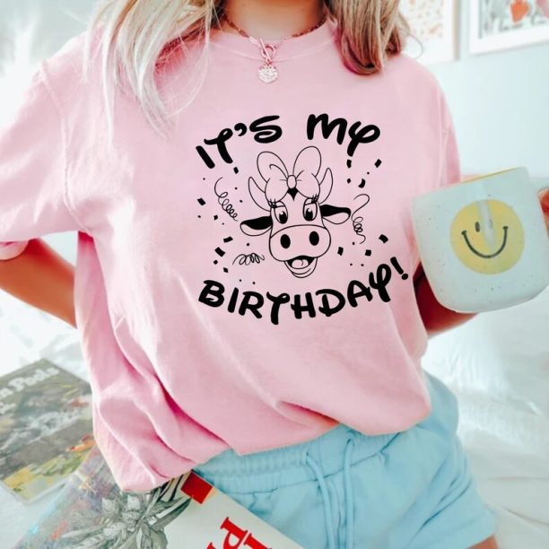 Disney It's My Birthday Comfort Colors® Shirt, Disney Character Birthday Shirt, Disneyworld Shirt, Disney Family Shirt