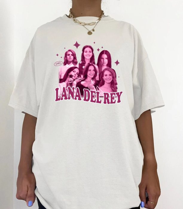 Lana Del Rey Retro Shirt, Vintage Lana Del Rey T Shirt, Lana Del Rey Merch, Fan Gifts Men Women Unisex Tee Shirt GI857