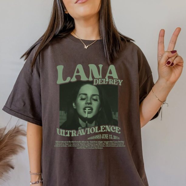 Lana Del Rey Shirt, Vintage Lana Del Rey T Shirt, Lana Del Rey Merch, Fan Gifts Men Women Unisex Tee Shirt GI966