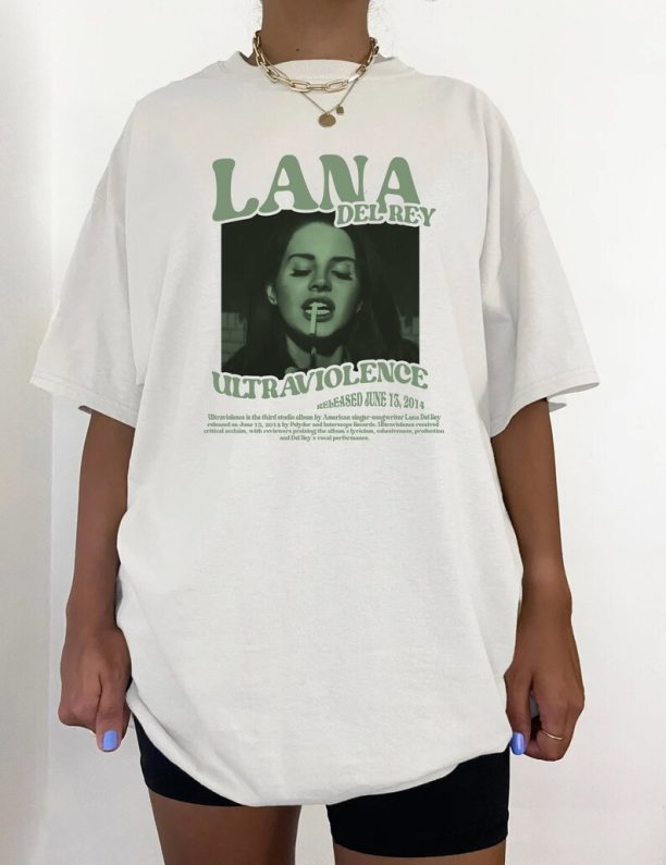 Lana Del Rey Shirt, Vintage Lana Del Rey T Shirt, Lana Del Rey Merch, Fan Gifts Men Women Unisex Tee Shirt GI966