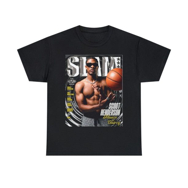 Scoot Henderson Portland Trailblazers NBA Slam Cover Tee Shirt