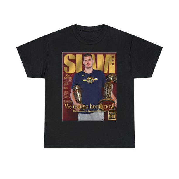 Nikola Jokic Denver Nuggets NBA Slam Cover Tee Shirt