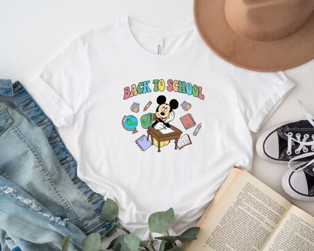 Disney Mickey Back To School Shirt, Disney School Shirt, Disney First Day Of School Shirt, Cute Mickey Mouse Shirt