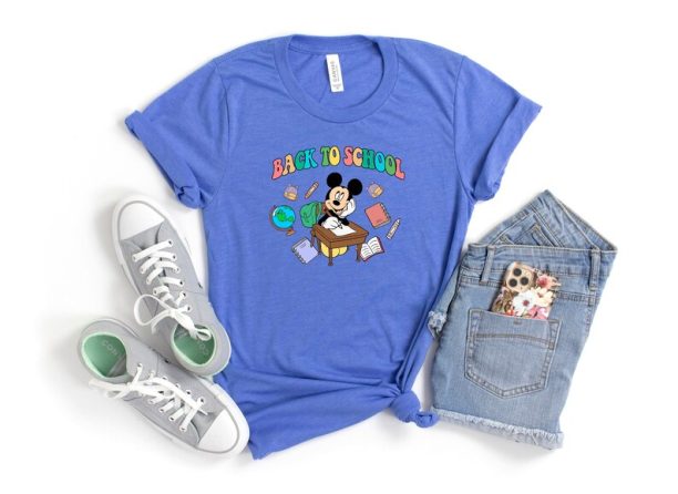 Disney Mickey Back To School Shirt, Disney School Shirt, Disney First Day Of School Shirt, Cute Mickey Mouse Shirt