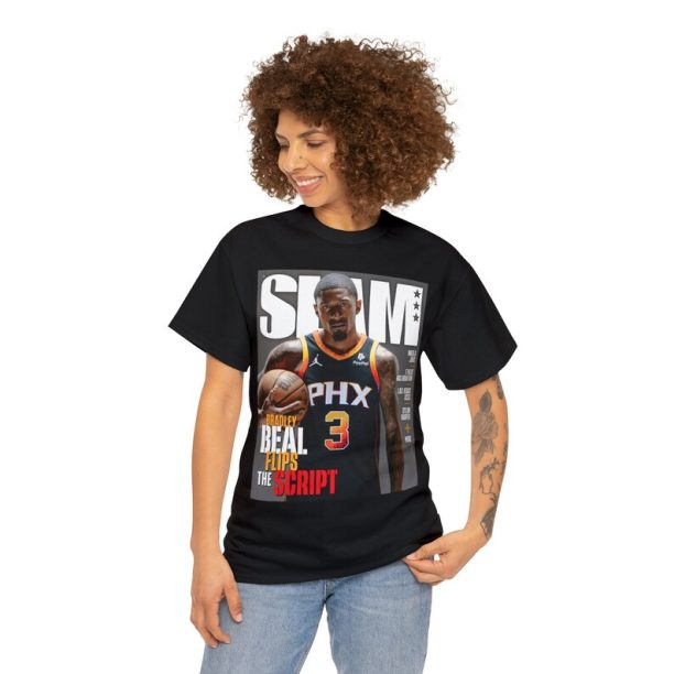 Bradley Beal Phoenix Suns NBA Slam Cover Tee Shirt