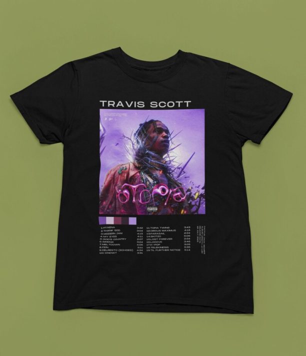 Travis Scott Utopia Album Tour Merchandise - Retro Vintage Design