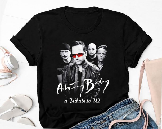 U2 Band Unisex Shirt, Achtung Baby A Tribute To U2 Shirt, Classic Rock U2 Band 2023 Tour Shirt, U2 Band Fan Lovers Shirt