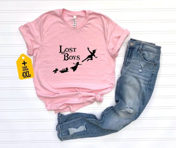 Lost Boy Shirt Peter Pan Disney Lover Gift Disney Character Tee Shirt Gift For Disney Family Vacation Disneyland Disney World Disney Trip