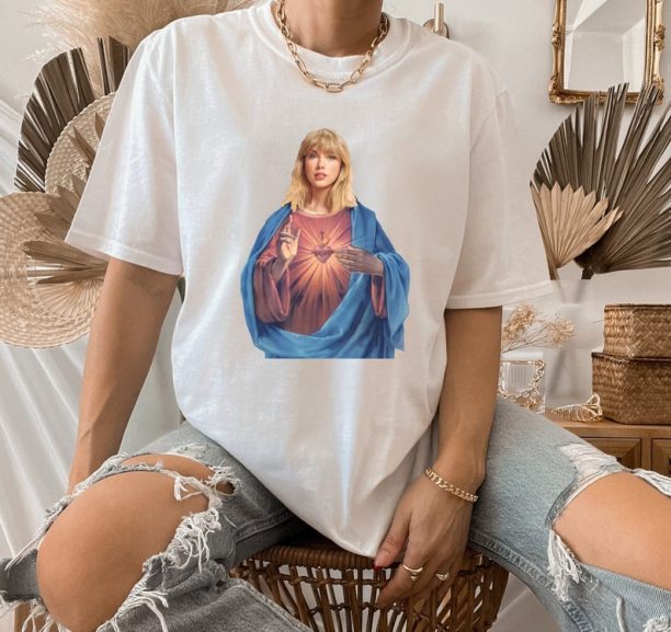 Taylors Jesus Shirt, Swift Shirt, Taylor Shirt, Taylor New Shirt, Swiftie Eras Tour Shirt, Swiftie Merch, Swiftie Gift