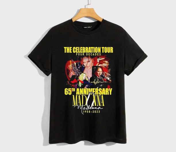 Madonna The Celebration Tour 2023 Shirt, Madonna Shirts, The Celebration Tour Tees, Trending Shirt