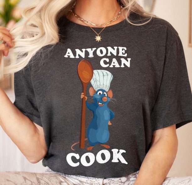 Remy Mouse Ratatouille Anyone Can Cook Shirt, Disney Little Mouse Chef Tee, Disney Birthday