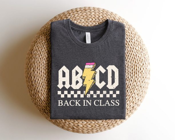 Abcd Teacher Shirt, Kindergarten Teacher Shirt, Back To School Shirt, Elementary School Shirt, Gift For Teacher