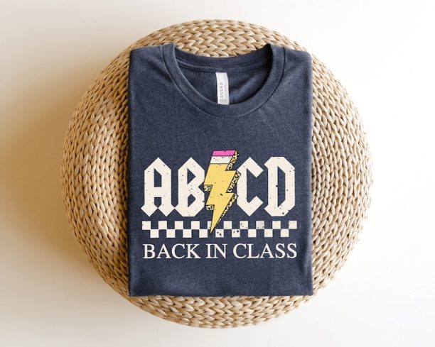 Abcd Teacher Shirt, Kindergarten Teacher Shirt, Back To School Shirt, Elementary School Shirt, Gift For Teacher