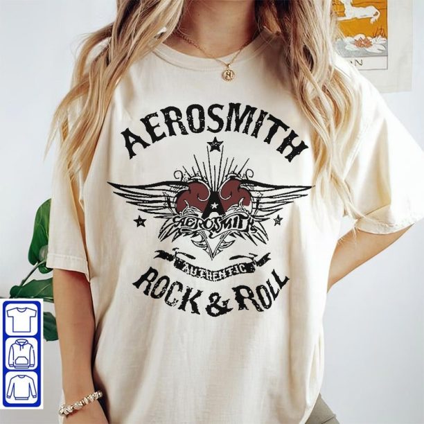 Aerosmith T-Shirt, Vintage T Shirt, Retro Vintage Shirt, Aerosmith, Vintage Rock Unisex Sweatshirt, Hoodie