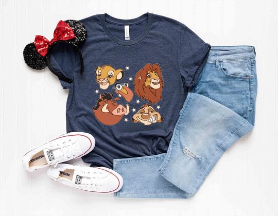 Disney Lion King Characters Shirt, Lion King Simba Mufasa Timon Zazu Pumbaa Shirt, Disney Animal Kingdom Safari T-Shirt