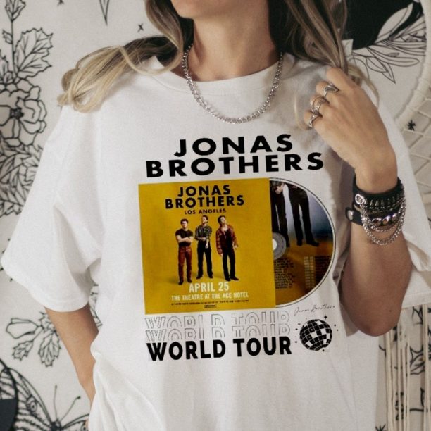 Jonas Brothers Vintage Shirt, Jonas Brothers Tour Shirt, Concert 2023 Retro Unisex Gift, Jonas Brothers Tour Tee