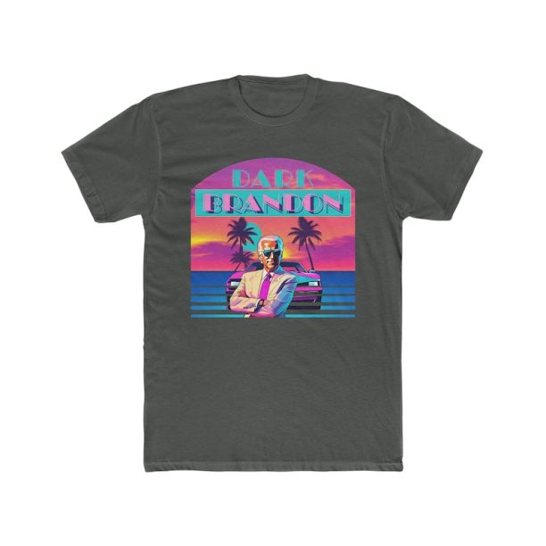 Dark Brandon Joe Biden Retro Miami Men's Cotton Tee