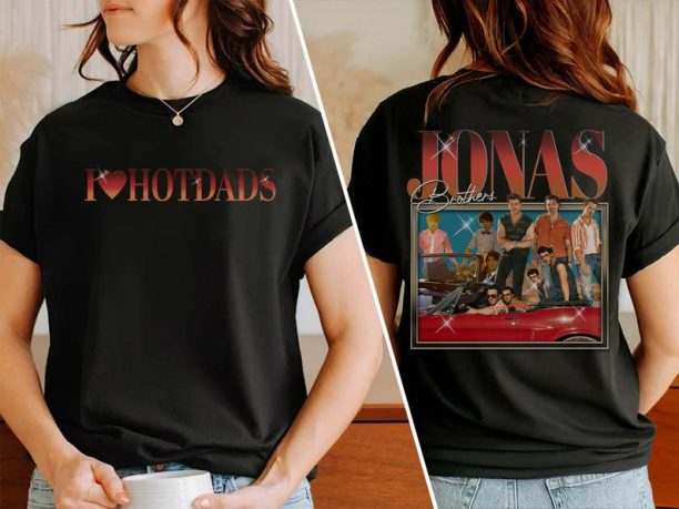 Jonas Brothers Double Sided T-Shirt, Jonas Brothers Tour Sweater, Concert 2023 Retro Unisex Gift, Jonas Brothers Shirt