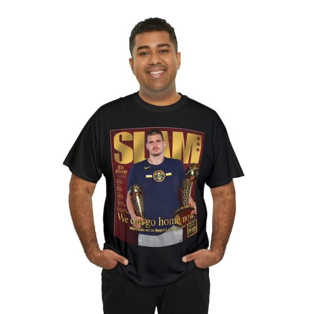 Nikola Jokic Denver Nuggets NBA Slam Cover Tee Shirt