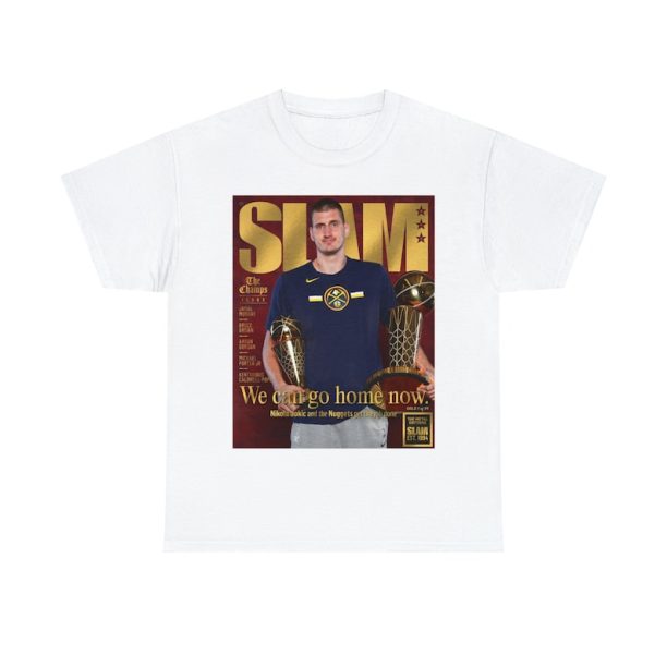 Nikola Jokic Denver Nuggets NBA Slam Cover Tee Shirt