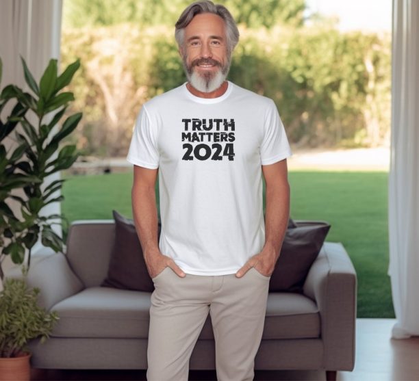 Truth Matters 2024 T-shirt l Political T-shirt, Democratic Party T-shirt, Political Men's T-shirt