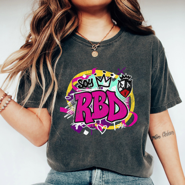 Vintage Soy Rebelde Tour 2023 Shirt, Rebelde Tour Shirt 2023, RBD Touring Shirt, Rbd Fans Sweatshirt, RBD Logo Tee, Rebelde Fans Gift