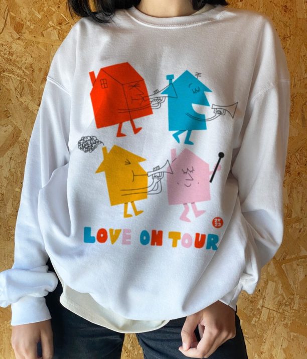 Love on tour sweatshirt, fan merch