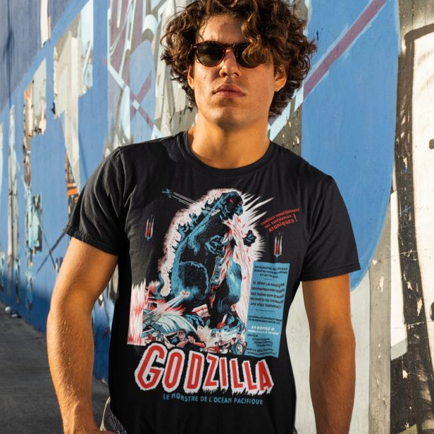 Godzilla French Movie Poster Short Sleeve Tee