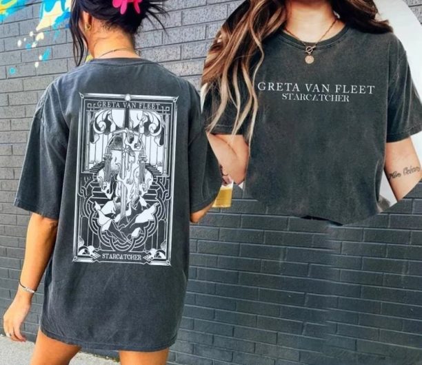 World Tour Album Greta 2023 Tour Comfort T-Shirt, Greta Van Fleet World Tour 2023 Shirt, Dream In Gold Tour T-Shirt, Starcatcher Tour Shirt