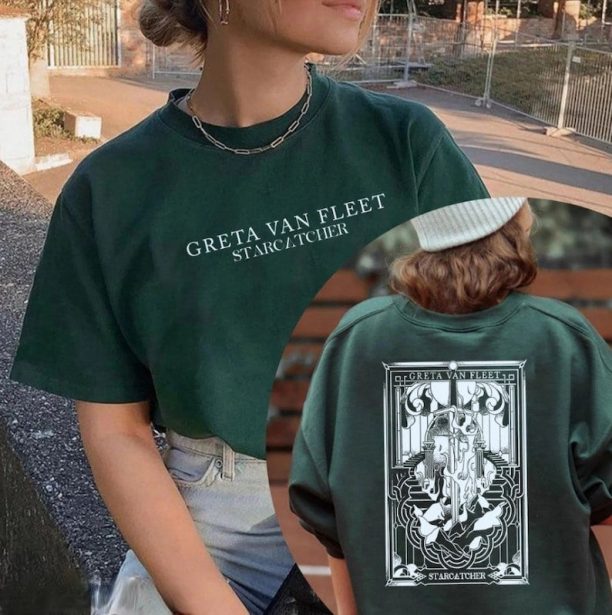 World Tour Album Greta 2023 Tour Comfort T-Shirt, Greta Van Fleet World Tour 2023 Shirt, Dream In Gold Tour T-Shirt