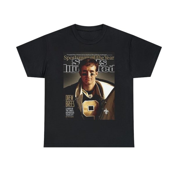 Drew Brees New Orleans Saints NFL Sports Illustrated Tee Shirt