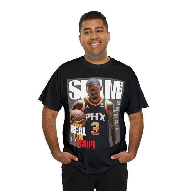 Bradley Beal Phoenix Suns NBA Slam Cover Tee Shirt