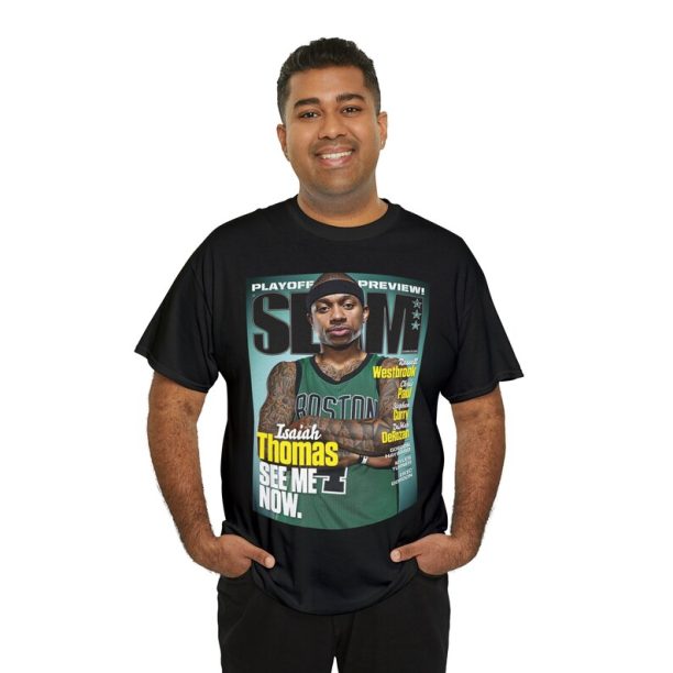 Isaiah Thomas Boston Celtics NBA Slam Cover Tee Shirt