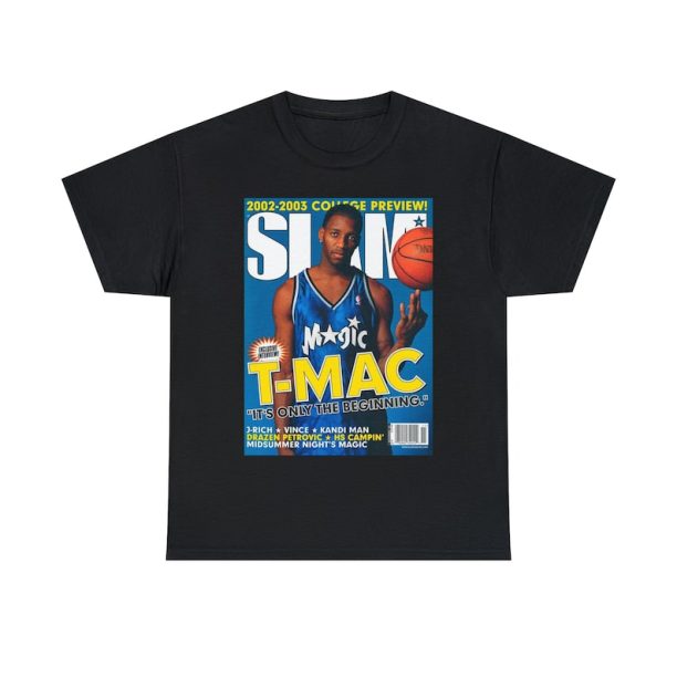 Tracy McGrady T-Mac Orlando Magic NBA Slam Cover Tee Shirt