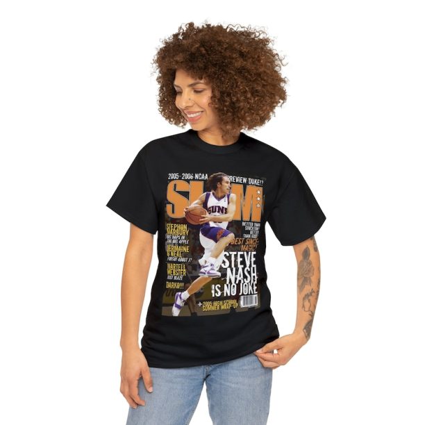 Steve Nash Phoenix Suns NBA Slam Cover Tee Shirt