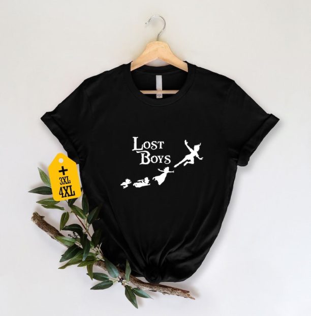 Lost Boy Shirt Peter Pan Disney Lover Gift Disney Character Tee Shirt Gift For Disney Family Vacation Disneyland Disney World Disney Trip