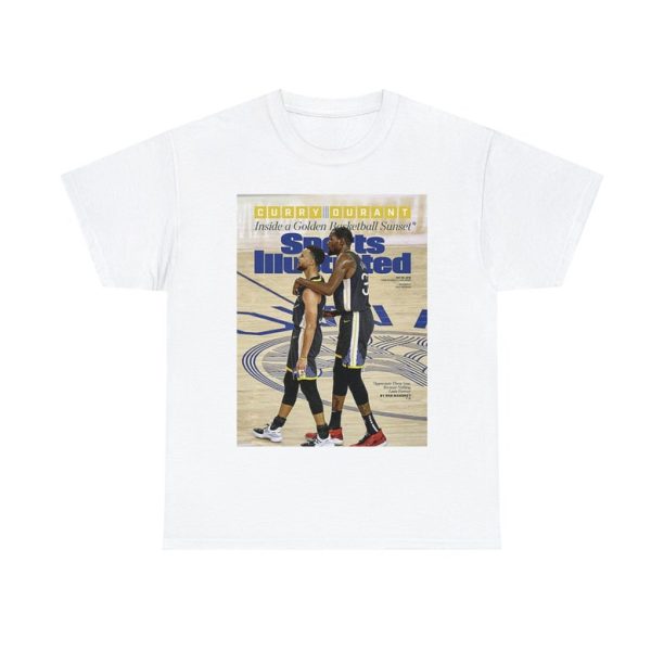 Kevin Durant Stephen Curry Golden State Warriors NBA Sports Illustrated Cover Tee Shirt