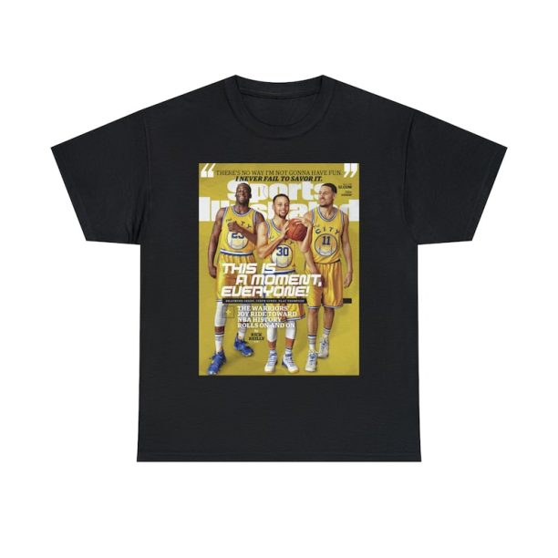 Golden State Warriors Stephen Curry Klay Thompson Sport Illustrated Tee Shirt